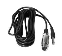 RCGOFOLLOW Tensile And Wear Resistant 3 Pin XLR Female To 1/4 TRS 6m Male Cable Mixing Or Audio Devices All Wires Are Tensile And Wear Resistantes Available Cable