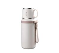 RCGOFOLLOW Termos Ello Insulated Bottle with Reliable Secure,White | Allows To Enjoy Outdoor Activities Without Fear Of Spills Or Mess