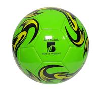 RCGOFOLLOW Thickened Pvc Leather Football Balls For Size 5 Play Cool Patterned Appearance Is Truly Impressive Footballs Size 5, green