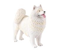 RCGOFOLLOW Tiny Dogs Animals Samoyed Gift Cognitive Toy Learning Tool For Kids And Animal Lovers Puppy Toy Figures Samoyed Dogs Party Favors Toys Homes Realistic Dog Figurines Educational Toys Crafts