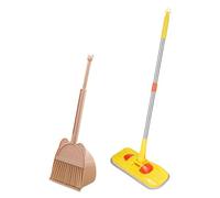 RCGOFOLLOW Toddlers Broom And Dustpan Helps Cultivate Good Cleaning Habits While Having Fun Through Imaginative Housekeeping Role Play Kids Cleaning Set Housekeeping Play Set Playhouse, Yellow