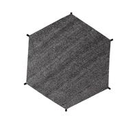 RCGOFOLLOW Trampoline Sun Cover Outside Summer Enjoy Time While Keeping Childrens Outdoor Trampoline Clean Dry And Protected Kids Awning Top Cover, Black, 6 inch