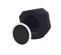 RCGOFOLLOW Vocal Booth Microphone Wind Microphone Cover Multi-Sided Noise Reduction Effectively Reduce Noise In Different Directions Studio Isolation Ball Indoor Outdoor, Black