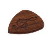 RCGOFOLLOW Wood Guitar Pick Bright Durable Acoustic Guitar Pick 28mm Thick Handmade Polished Finish Unique Shape Replacement Parts Acoustic Plectrum