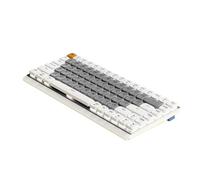 RCGtnnesa MK84 Low-Profile Mechanical Gaming Keyboard Wireless Tri-mode Portable Stylish Design Compatible With 5420(Gray Wireless)