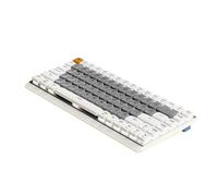 RCGtnnesa MK84 Low-Profile Mechanical Gaming Keyboard Wireless Tri-mode Portable Stylish Design Compatible With 5420(Gray Wired)