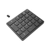 RCGtnnesa Numeric Keypad Compatible With Laptop Computer 2.4GHz Financial Accounting Number Keyboard Rechargeable Wireless Keyboard Digital(black)