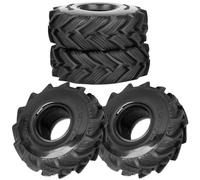 RCHuiWow 1.0 Inch Multi-Terrain RC Tire Skin for TRX4 SCX24 FCX24 Ascent-18 Off-Road Crawler,1.0" Soft Rubber Tire Skins (62 * 21mm) for 1/18 1/24 Remote Control Car(Style B)