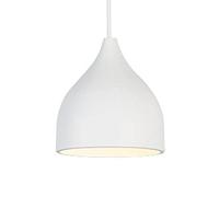 RCIDOS White Minimalist Pendant Light Personalized Creative Chandelier With Adjustable Cord Hanging Lamp Color French Style Suspensiom Lamp for Restaurant Living Room Bar Dignified