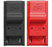 RCM Jig 2 Pack,RCM loader-RCM Clip Tool Short Connector for Switch Joy-Con Jig Dongle and NS Recovery Mode, Apply to Modify the Archive&Play the Simulator(Red,Black)