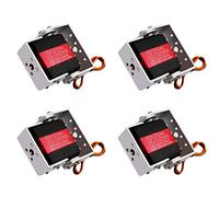 RCmall 4Pcs RDS3218 20KG Dual Shaft U Mount RC Digital Servo - Robot Arm Servo - High Torque Full Metal Gear Servo with U Mounting Bracket for DIY Baja Car 1/8 1/10 Crawler (270 Degree