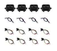 RCmall Benewake TF-Luna LiDAR Distance Sensor, 4 Pack, 0.2-8m Range, UART/I2C, 5V, for Arduino Raspberry Pi Pixhawk, with 6-Pin Cable