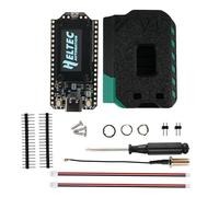 Rcmall Heltec LoRa32 V4 ESP32-S3 Development Board with WiFi, BLE, SX1262, OLED Display, Green Case, Solar Support for IoT Gateway, Meshtastic Compatible