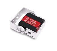 Rcmall RDS3218 Digital Servo, 20KG Dual-Axis High Torque, Waterproof IP66, Full Metal Gear with U Bracket, 180° Adjustable, for RC Cars, Crawler, Robot, 1/8 1/10 Scale Buggy (1PCS 270 Degree Servo)