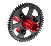 RCMYou 58T Slipper Clutch 0.8 Pitch Upgrades Part for 1/10 Arrma Granite Senton Vorteks Big Rock 3S/Kraton Outcast 4S 1/8 Typhon 3S,Metal Slipper Clutch Hop Ups,Replace ARA310948,Red