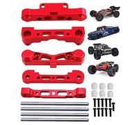 RCMYou Alloy Arm Suspension Mount Upgrades Part for Arrma 1/8 kraton/Outcast/Typhon 6s / 1/7 Felony/Infraction 6s,Aluminum Front Lower/Front Upper/Rear Lower Arm Suspension Mount,Red