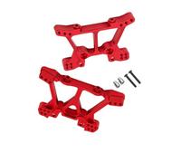 RCMYou Aluminum Front Rear Shock Tower Shock Mounts Upgrades Part for 1/10 Traxxas Slash 4x4 VXL/Stampede 4x4 VXL,Replaces 6838 6839,Red