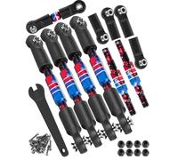 RCMYou RC Aluminum Turnbuckles Camber Links Upgrades Part for 1/10 Slash/Stampede/Rustler/Bandit 4x4 4WD VXL,Alloy Turnbuckles Camber Links Hops Up,Rainbow