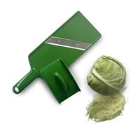 RCOAIMT Larger Size Vegetable Slicer, Cabbage Shredder, Great for Cabbage Salads, Jicama Tacos, Onion, Potato Chips, Made Cabbage Salads Thin Fine and Fluffy (Green)