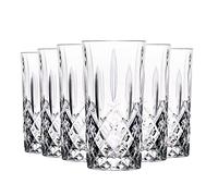 12x Highball Cocktail Glasses Set RCR Crystal Cut Glass Drinking Tumblers 396ml