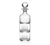 RCR 25535020206 Crystal Combo 3 Piece Set Stackable Whisky Decanter and Tumblers