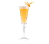 RCR 25874020006 Timeless Crystal Glassware Timeless Champagne Flutes Glasses, Set of 6