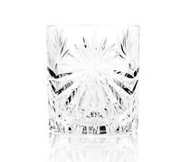 RCR Set of 6 Oasis Crystal Short Whisky Water Tumbler Glasses 320ml