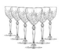 RCR 6X 140ml Melodia Nick & Nora Glasses - Espresso Margarita Champagne Cocktail Gin Wine Drinking Party Coupe Glass Set Crystal