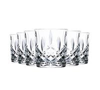 RCR 6X 340ml Crystal Glass Tumbler Glasses Orchestra Range DOF Cocktail Tumblers Glass Set - Gift Boxed - Made in Italy Crystal