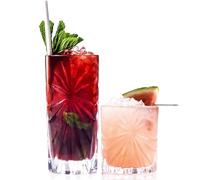 RCR COMBO-2065 Oasis Crystal Set of 6 Whisky Tumblers and Set of 6 Hi-Ball Glasses, Dishwasher Safe, Cocktails, Whiskey, Scotch, Water, For Birthdays, Weddings, Parties, New Homeowners