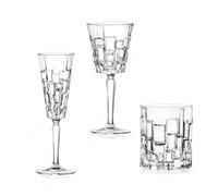 RCR Cristalleria Italiana Etna Set of 18 Glasses