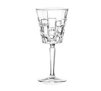 Transparent Decorated Glass Goblet Etna for Wine Cl20