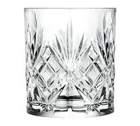 RCR Cristalleria Italiana S.p.a. Linie Melodia | Modern Glass Bitter and Spirits Glasses, 6 Crystal Glasses, 8 cl