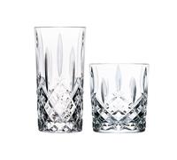 RCR Crystal 12 Piece Orchestra Glassware Set Whiskey Tumblers Highball Glasses