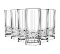 RCR Crystal 370ml Brillante Highball Glasses Water Juice Tumblers Set