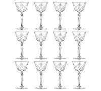 RCR Crystal Melodia Glass Champagne Saucers - 160ml - Pack of 12 in Clear RCR Crystal Clear