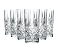 RCR Crystal Melodia Highball Glasses, Set of 6 (Pack of 1 x 6)