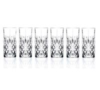 RCR Crystal Melodia Highball Glasses, Set of 6 (Pack of 1 x 6)