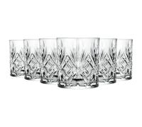 RCR Crystal Melodia Whisky Glasses - 340ml - Pack of 6 in Clear RCR Crystal Clear