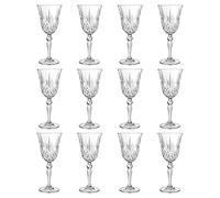 RCR Crystal Melodia White Wine Glasses - 210ml - Pack of 12 in Clear RCR Crystal Clear