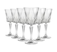 RCR Timeless Crystal Wine Glasses Set of 6 - 30cl Made in Italy Lead-Free NEW