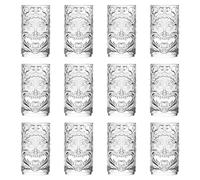 RCR Crystal Tiki Etruria Highball Glasses - 460ml - Pack of 12 in Clear RCR Crystal Clear