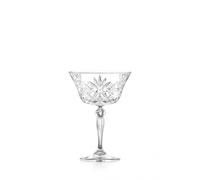RCR Melodia 6-Piece Champagne Glass Set 260 ml - Luxion® Crystal Clear Italian Champagne Flutes