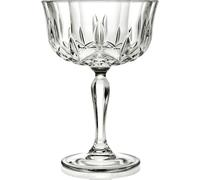 RCR ‘Opera Maison’ Vintage Champagne Glasses Set of 6 - Retro Champagne Saucers/Coupe Cocktail Glasses/Espresso Martini Glasses - LUXION© Crystal Glass: Dishwasher Safe - Champagne Glass Gift Set