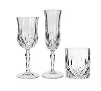 RCR Opera Service 12 Goblets (6 Wine Glasses cl23 and 6 Flute Glasses cl13) + 6 Glasses Water 30cl