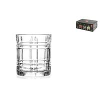 Rcr Pack 6 Glasses Double Old Fashioned Any in Transparent Glass Cl 34