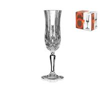 Rcr Pack Of 6 Glass Opera Flute Glasses Cl 13
