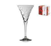 RCR Pack Of 6 Laurus Glass Goblets Water Cl 21