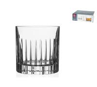 RCR Pack Of 6 Timeless Glass Goblets With A Capacity Of 36 Cl