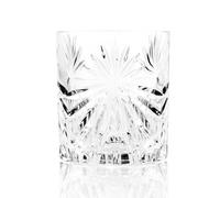 RCR Short Whisky Tumblers Drinking Glasses 6x Traditional 320ml Oasis Crystal
